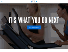Tablet Screenshot of ifit.com